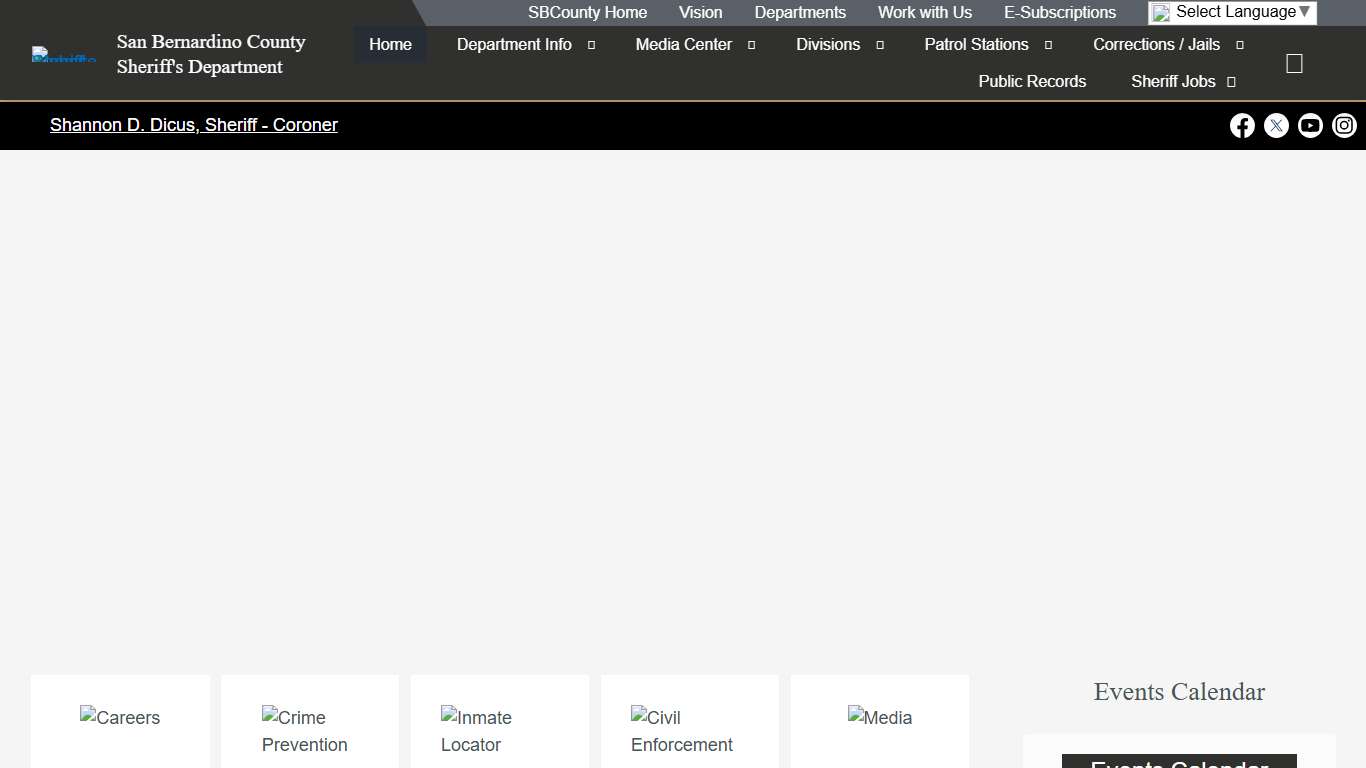 San Bernardino County Sheriff's Department – Sheriff's Department