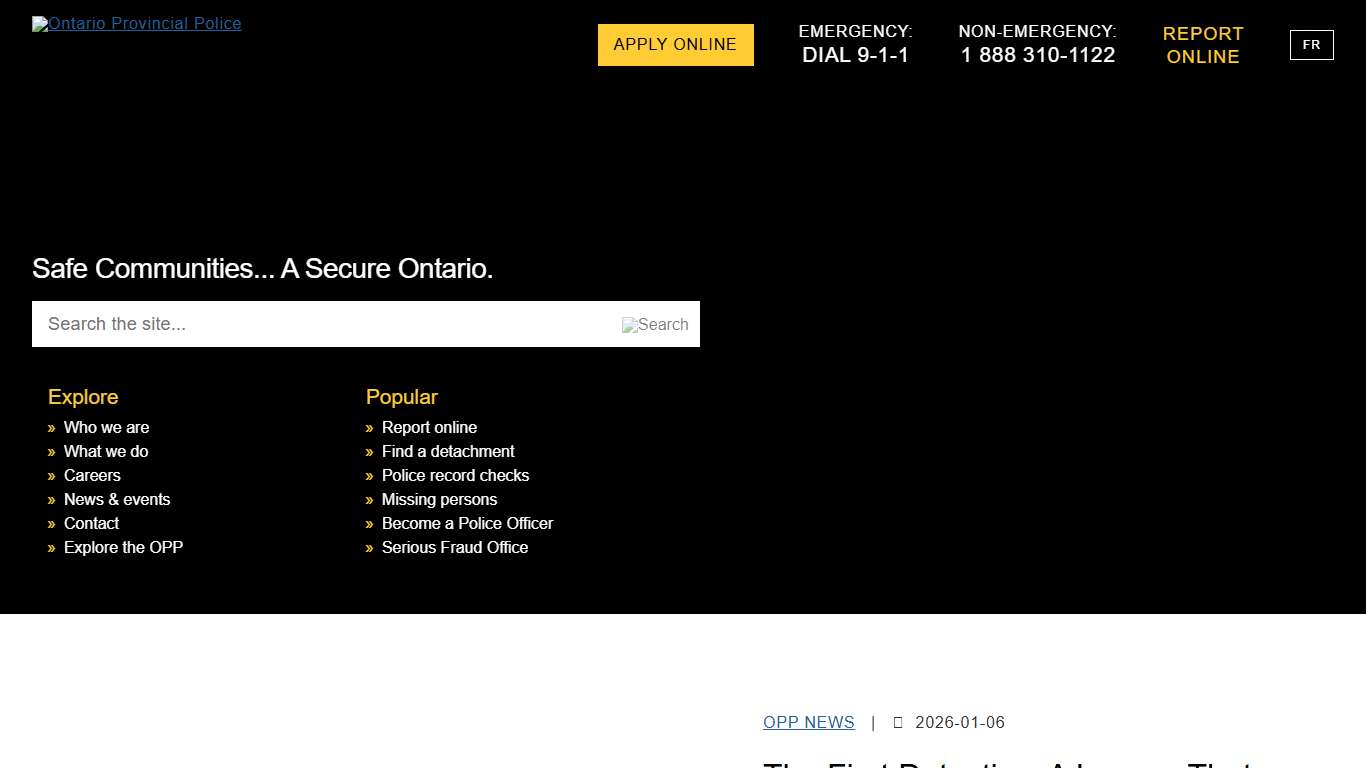 Ontario Provincial Police